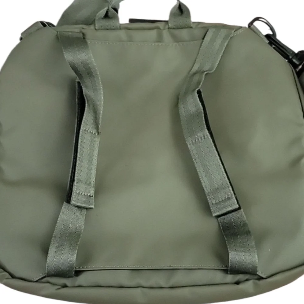 NWT Genius Pack Olive Green Seat Back Tray Bag